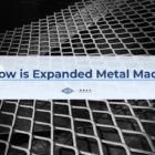 A cover photo for this article explaining how expanded metal is made